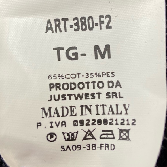 JUSTWEST Hoodie NWT - Size Medium ? - Unisex - Made in Italy - Picture 4 of 7